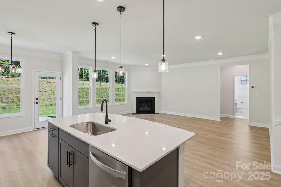Furnished interior view inside a new home in Falls Cove, Troutman (Image 7). Furnished interior view inside a new home in Falls Cove, Troutman (Image 7).