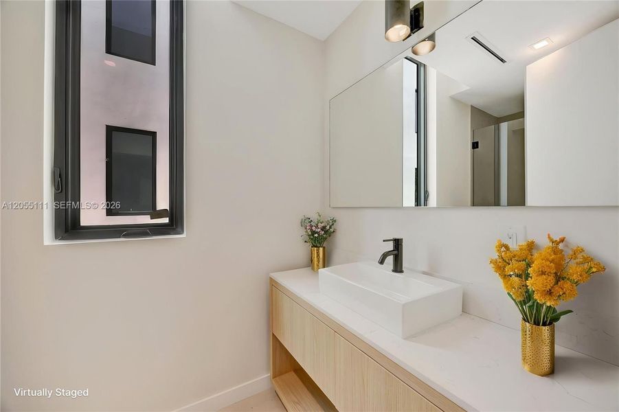 Furnished interior view inside a new home in , Miami (Image 17). Furnished interior view inside a new home in , Miami (Image 17).