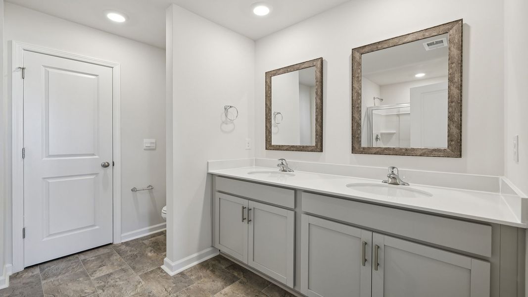 Furnished interior view inside a new home in Brookside Ridge Townhomes, Greer (Image 15).