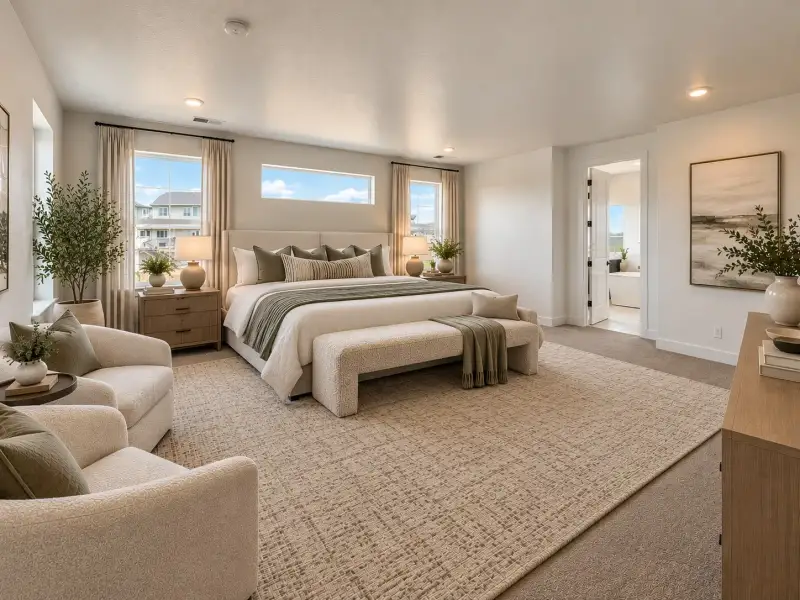 Furnished interior view inside a new home in Macanta, Castle Rock (Image 5).