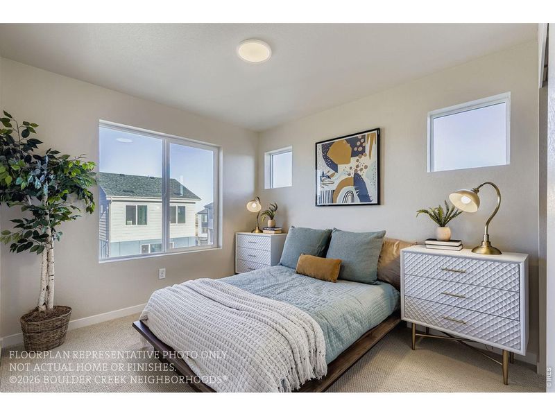 Furnished interior view inside a new home in Baseline, Broomfield (Image 36).