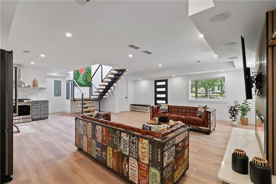 Furnished interior view inside a new home in , Atlanta (Image 8).