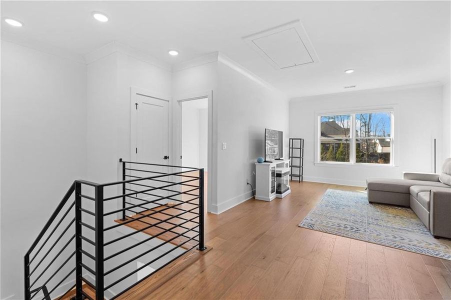Furnished interior view inside a new home in , Marietta (Image 11).