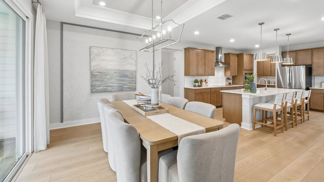 Representative furnished interior of a home built from the Marigold by DRB Homes in Ardisia Park, New Smyrna Beach (Image 36).