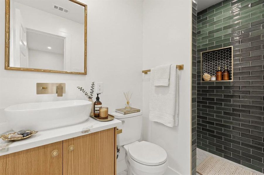 Furnished interior view inside a new home in , White Settlement (Image 8).
