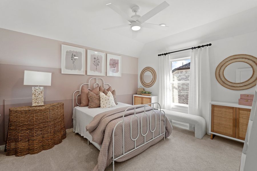 Furnished interior view inside a new home in Elyson 45' & 70', Katy (Image 45).