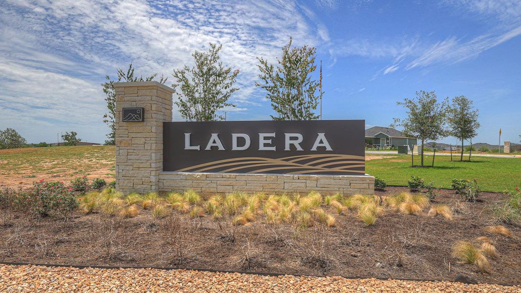 Front exterior of a new home in Ladera, Luling, TX, highlighting curb appeal (Image 1). Front exterior of a new home in Ladera, Luling, TX, highlighting curb appeal (Image 1).