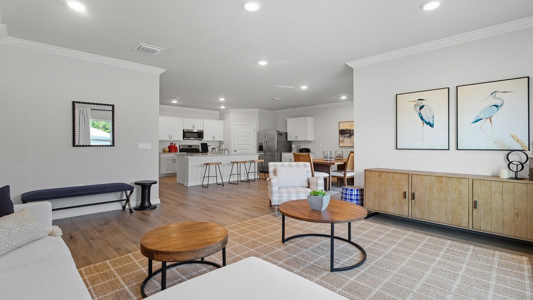 Furnished interior view inside a new home in Misting Springs, Crawfordville (Image 11).