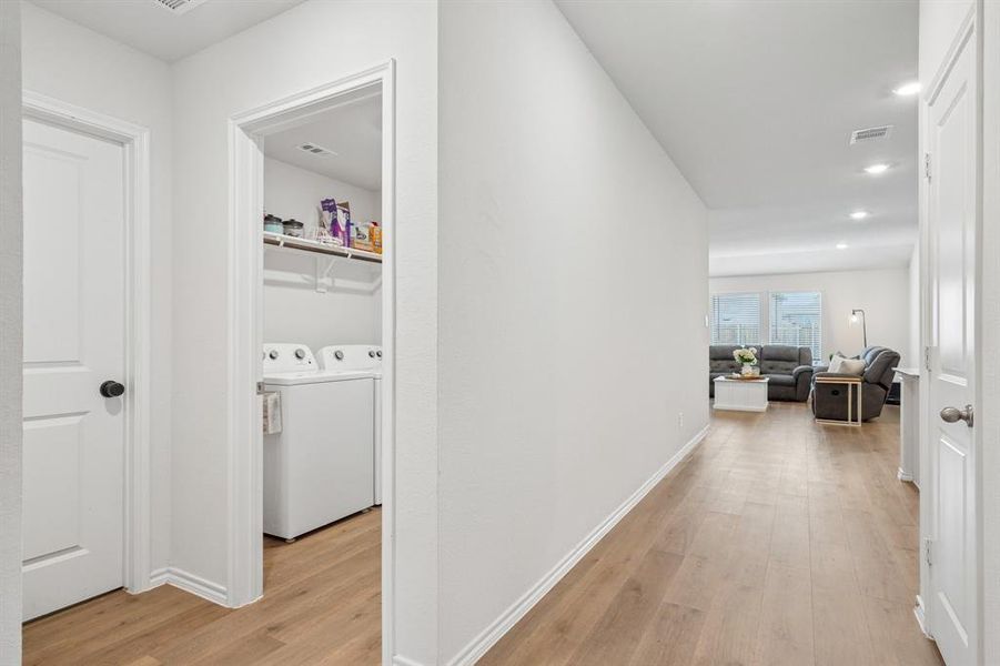 Furnished interior view inside a new home in Frontier Pointe, Princeton (Image 15).