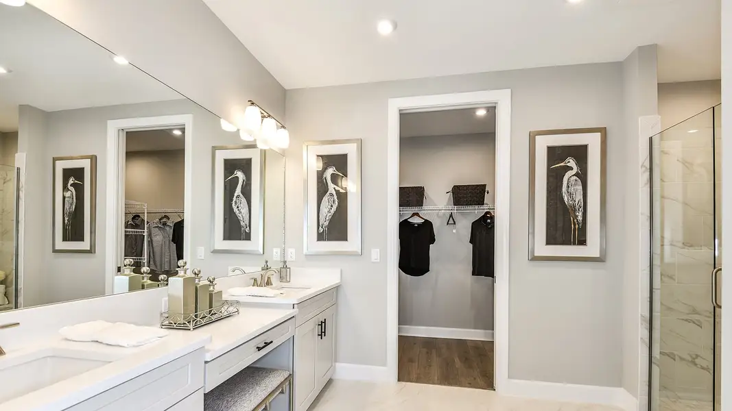 Furnished interior view inside a new home in Esplanade by the Islands Coach Homes, Naples (Image 5).