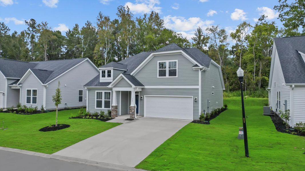 Stylish front elevation with accomplished design and high standards throughout