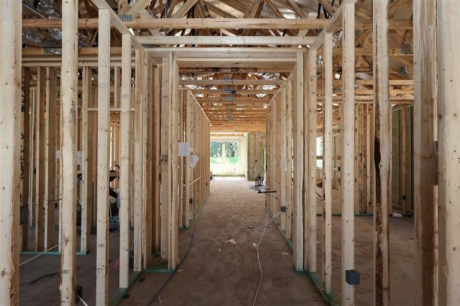 In-progress construction of a new home in Eden at Crossprairie, St. Cloud, FL (Image 10).