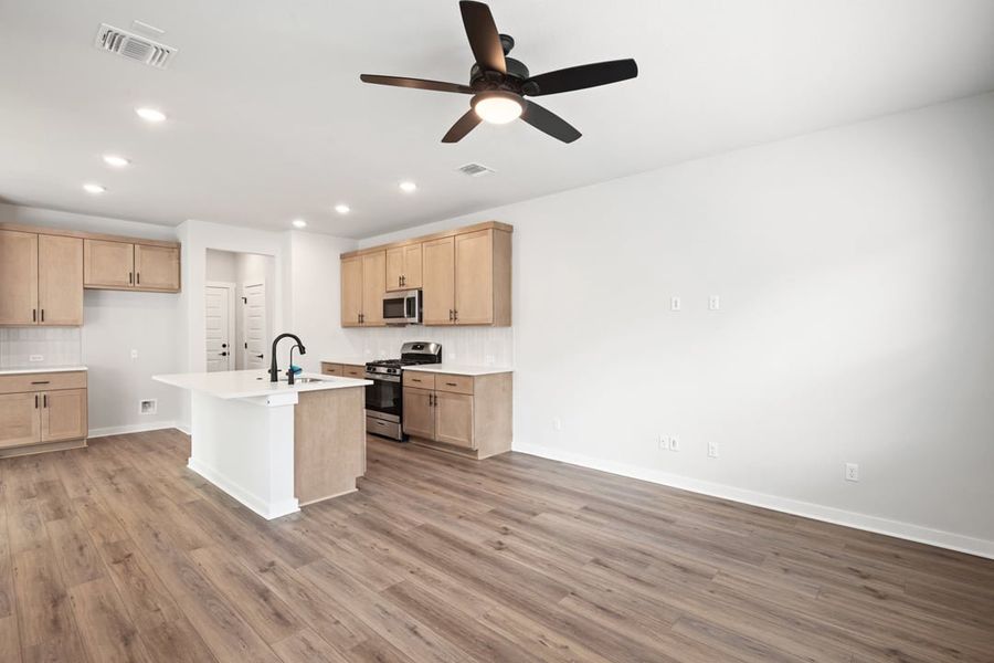 Furnished interior view inside a new home in Union Collection at Park Central, Georgetown (Image 9).