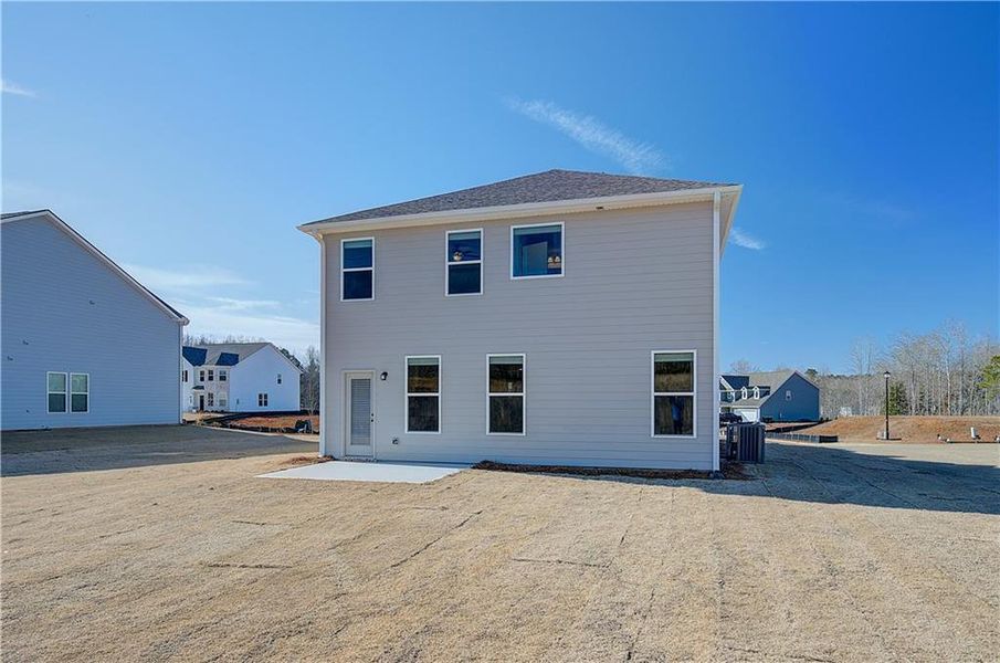 Exterior details and patio area of a home in Chapel Hill, Newnan (Image 15).