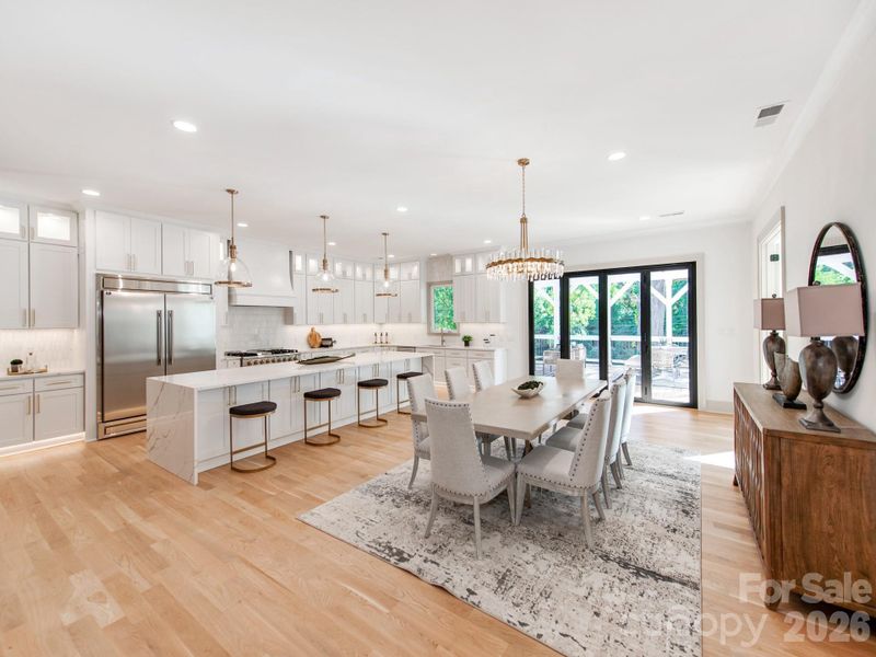 Stunning White Oak Floors - High End Lighting and Finishes