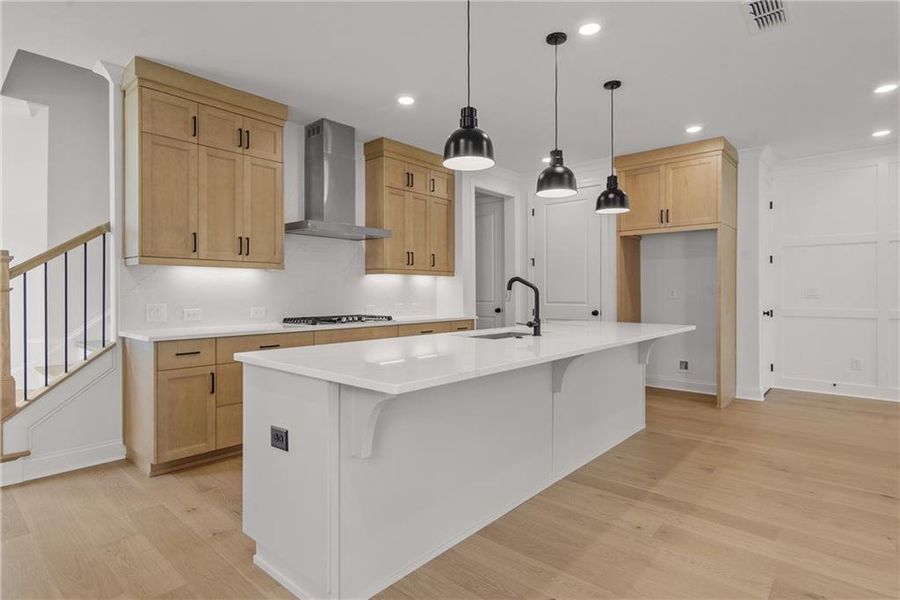 Furnished interior view inside a new home in Waterside Townhomes, Peachtree Corners (Image 4).