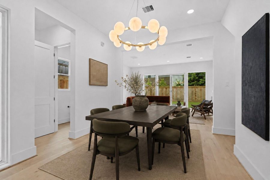 Furnished interior view inside a new home in , Houston (Image 5).