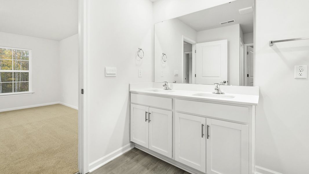 Furnished interior view inside a new home in Edinborough, Gibsonville (Image 7).