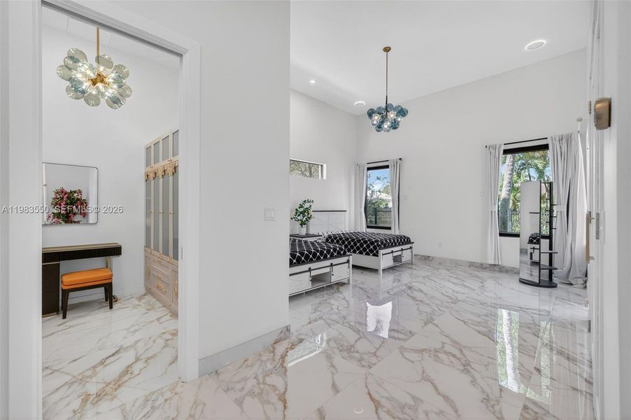 Furnished interior view inside a new home in , Biscayne Park (Image 60).