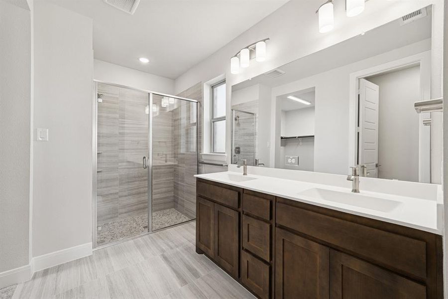 Furnished interior view inside a new home in Sandbrock Ranch, Aubrey (Image 13).
