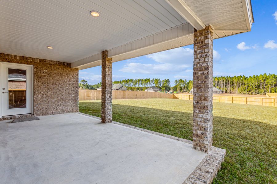 Representative exterior details of a home built from the The Liberty by Herbst Homes in Prosperity Point, Milton (Image 38).