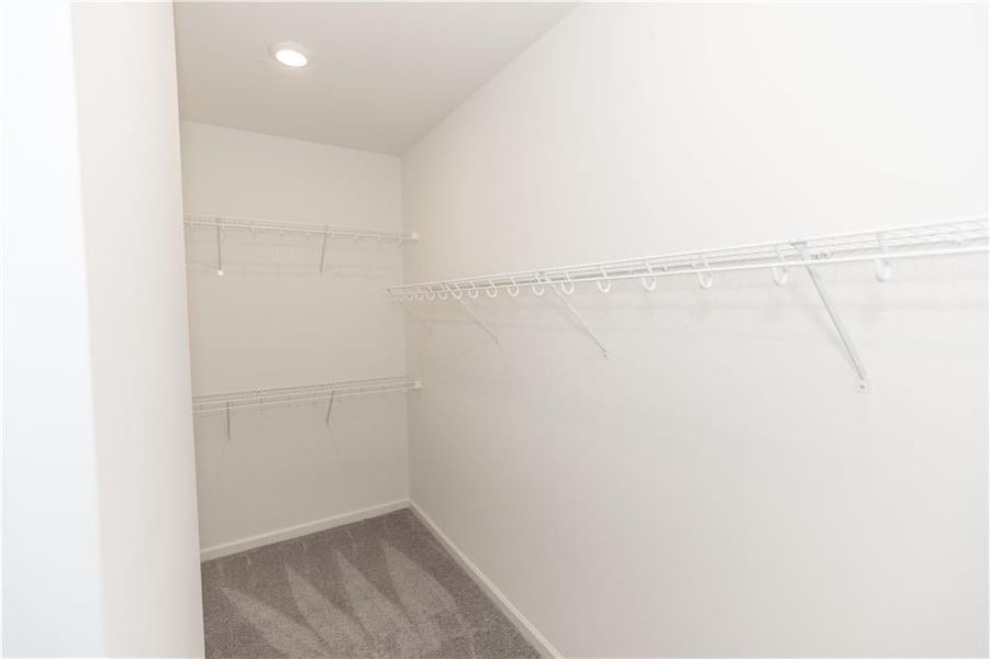 Massive Closet in Owners bedroom -Owners bedroom -Pictures are for illustration purposes only, not the actual home since it is under construction.*