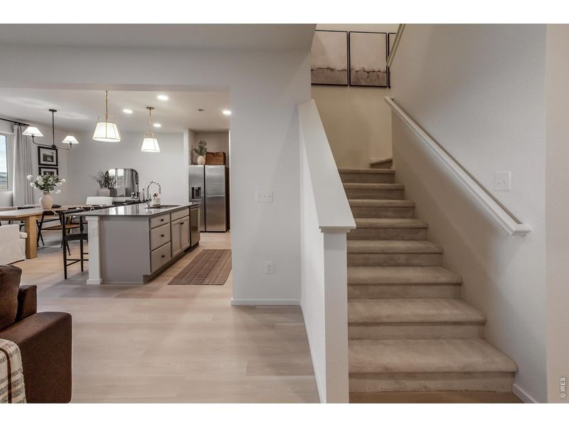 Furnished interior view inside a new home in , Fort Collins (Image 38). Furnished interior view inside a new home in , Fort Collins (Image 38).