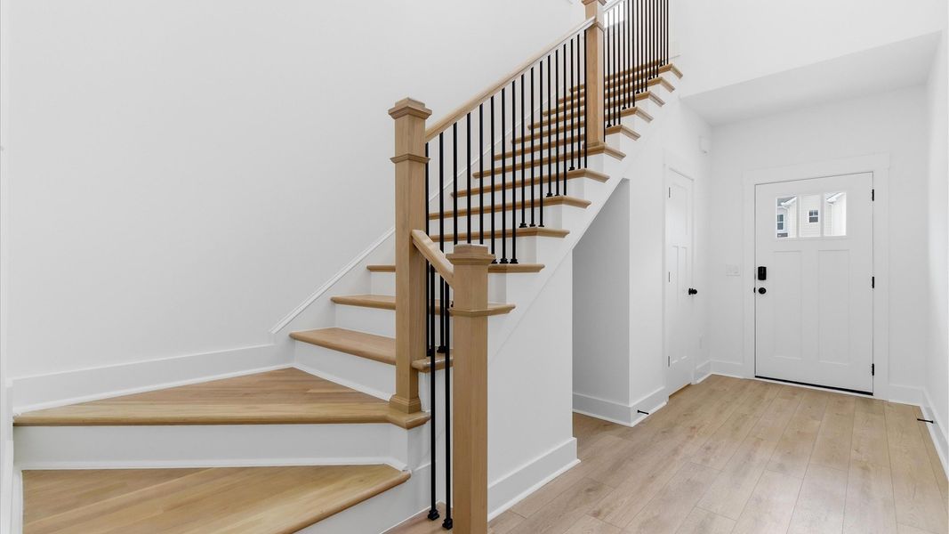 Furnished interior view inside a new home in Village at Midway, Anderson (Image 22).