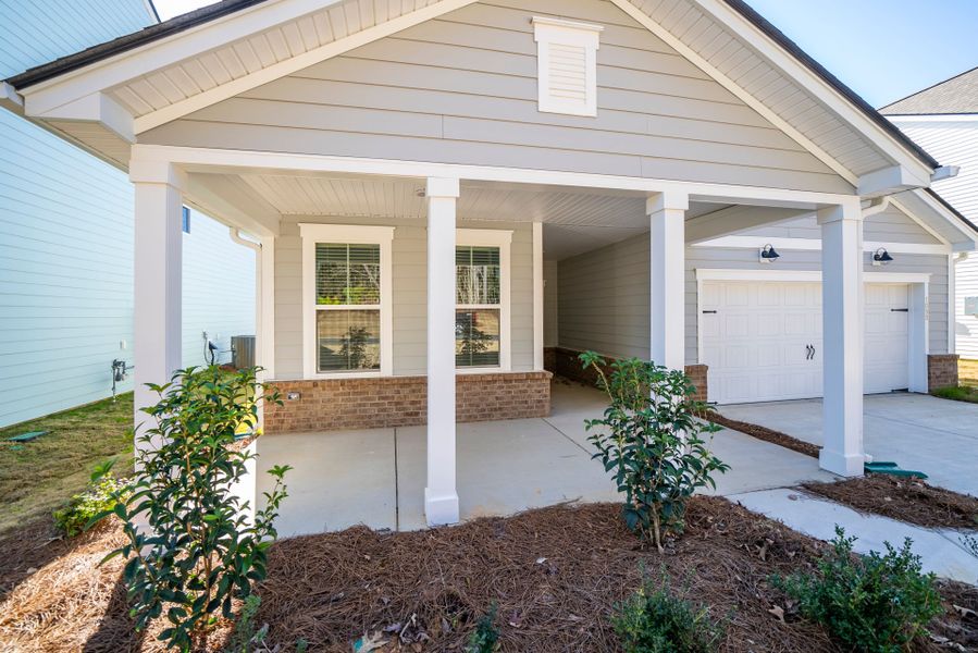 Exterior details and patio area of a home in Carriage Estates, Lexington (Image 22). Exterior details and patio area of a home in Carriage Estates, Lexington (Image 22).
