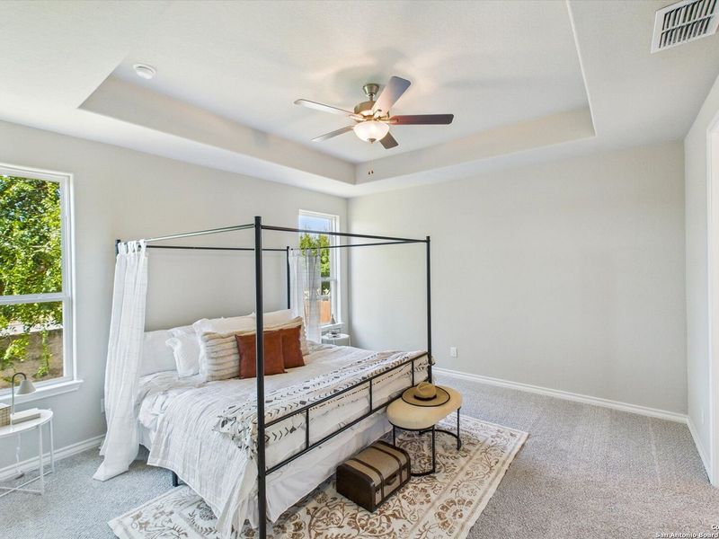 Furnished interior view inside a new home in Ladera, San Antonio (Image 11).
