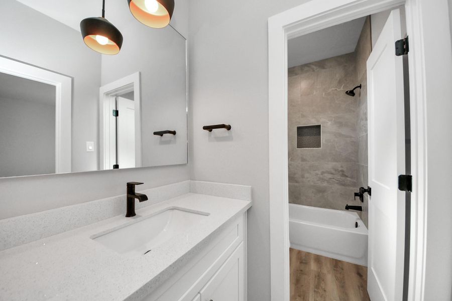 Furnished interior view inside a new home in , Houston (Image 11).