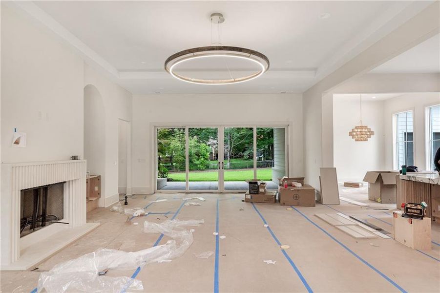 In-progress construction of a new home in , Alpharetta, GA (Image 17).