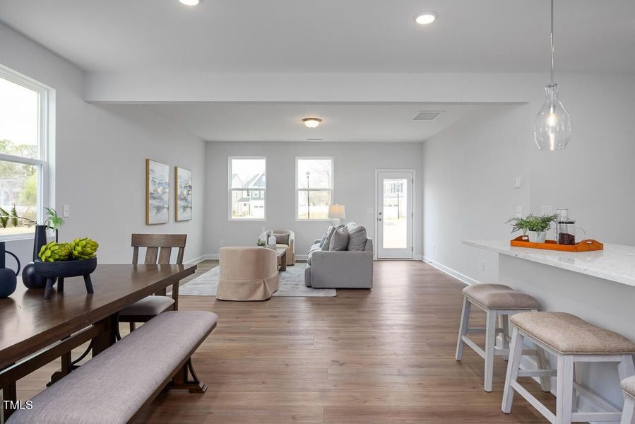 Furnished interior view inside a new home in Gregory Village, Lillington (Image 39). Furnished interior view inside a new home in Gregory Village, Lillington (Image 39).