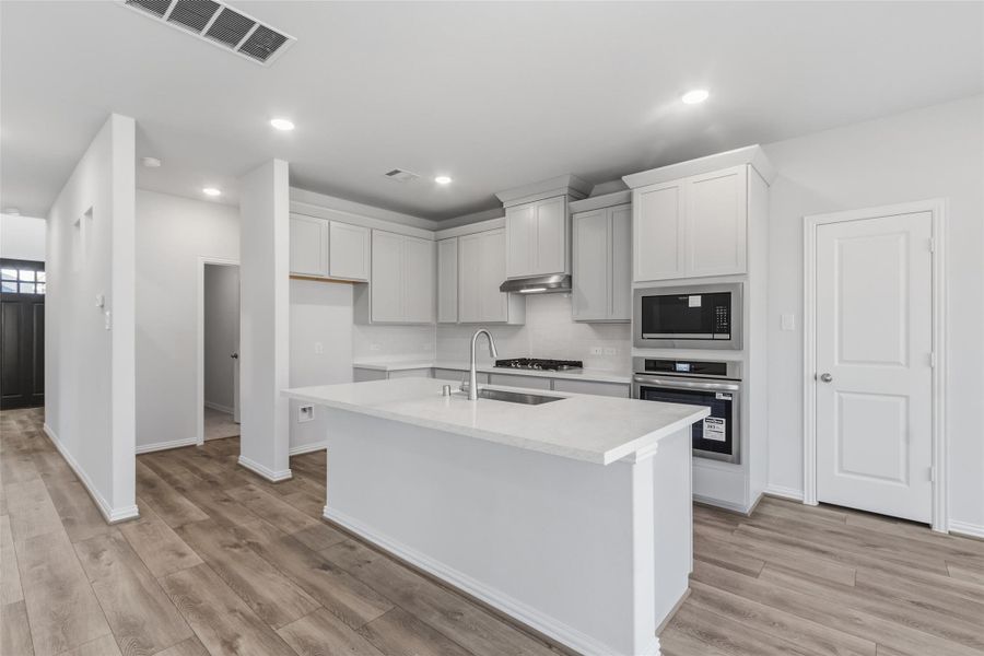 Furnished interior view inside a new home in The Woodlands Hills, Willis (Image 7).