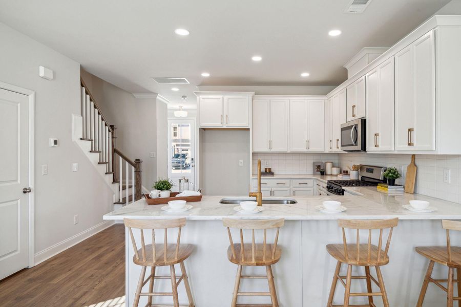 Furnished interior view inside a new home in Lakeview Commons, Goose Creek (Image 14).