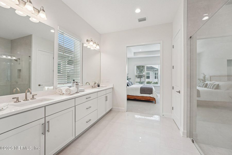 Furnished interior view inside a new home in Middlebourne, St. Johns (Image 17).