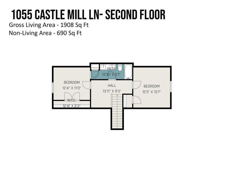 2D floor plan layout of this home in , Salisbury, NC (Image 6). 2D floor plan layout of this home in , Salisbury, NC (Image 6).