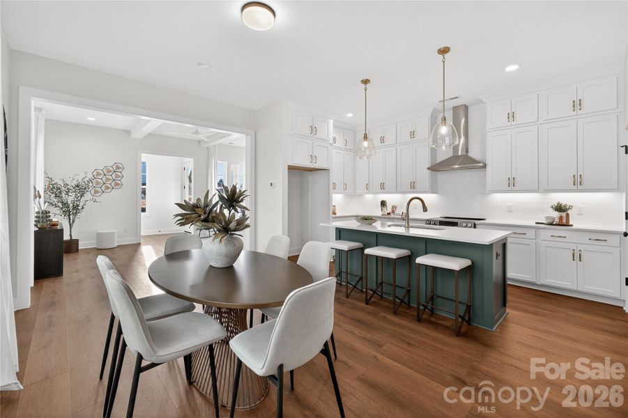 Open Dining Area/Kitchen