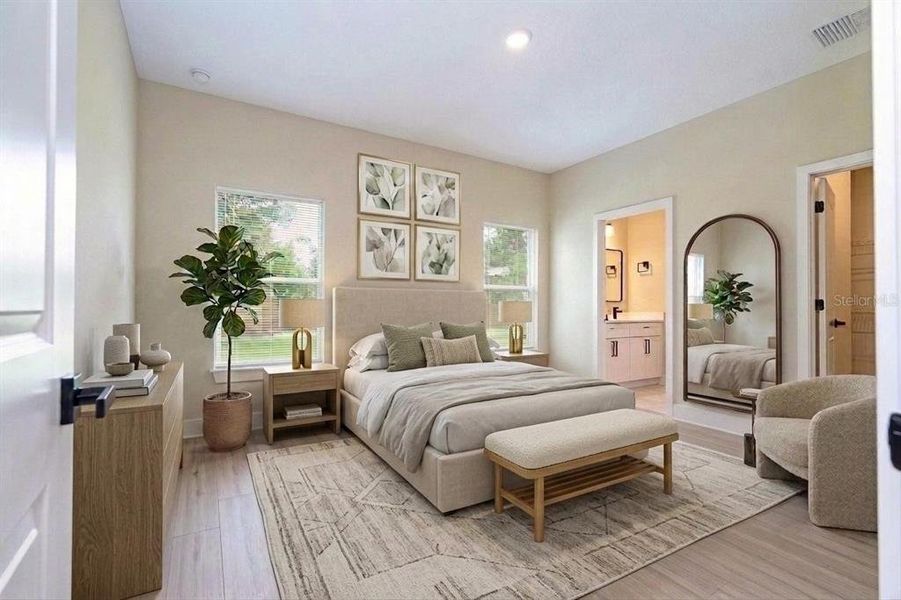 Furnished interior view inside a new home in , Orlando (Image 9).