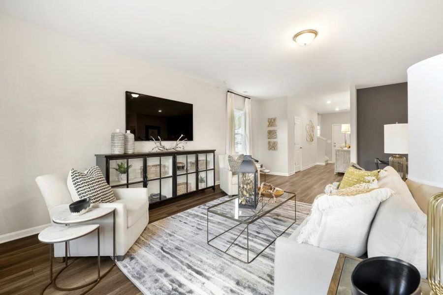 Furnished interior view inside a new home in Heritage Point, Hampton (Image 6). Furnished interior view inside a new home in Heritage Point, Hampton (Image 6).