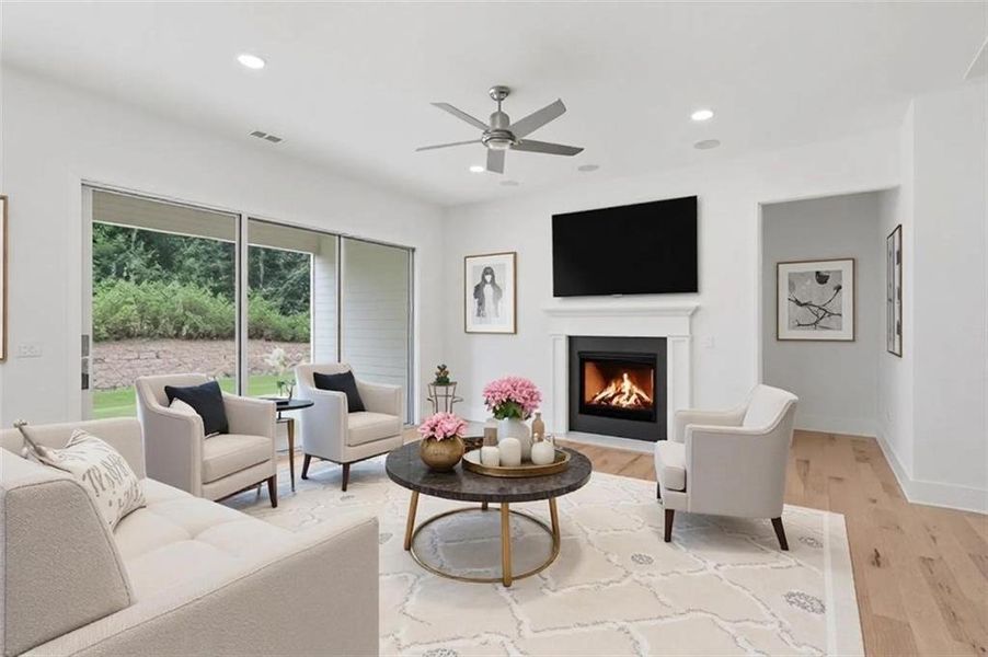 Furnished interior view inside a new home in , Cumming (Image 14). Furnished interior view inside a new home in , Cumming (Image 14).