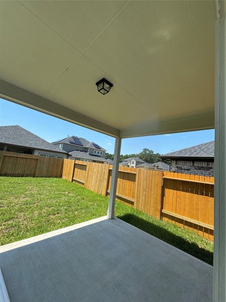 Exterior details and patio area of a home in Rosehill Meadow 50's, Tomball (Image 20). Exterior details and patio area of a home in Rosehill Meadow 50's, Tomball (Image 20).