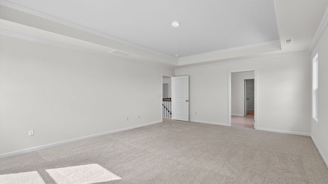 Representative unfurnished interior of a home built from the Wylie by D.R. Horton in Kalas Falls, Wake Forest (Image 21).