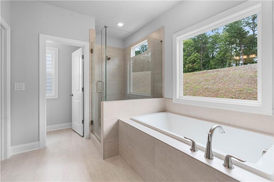 Furnished interior view inside a new home in Palisades Single Family, Cumming (Image 5).