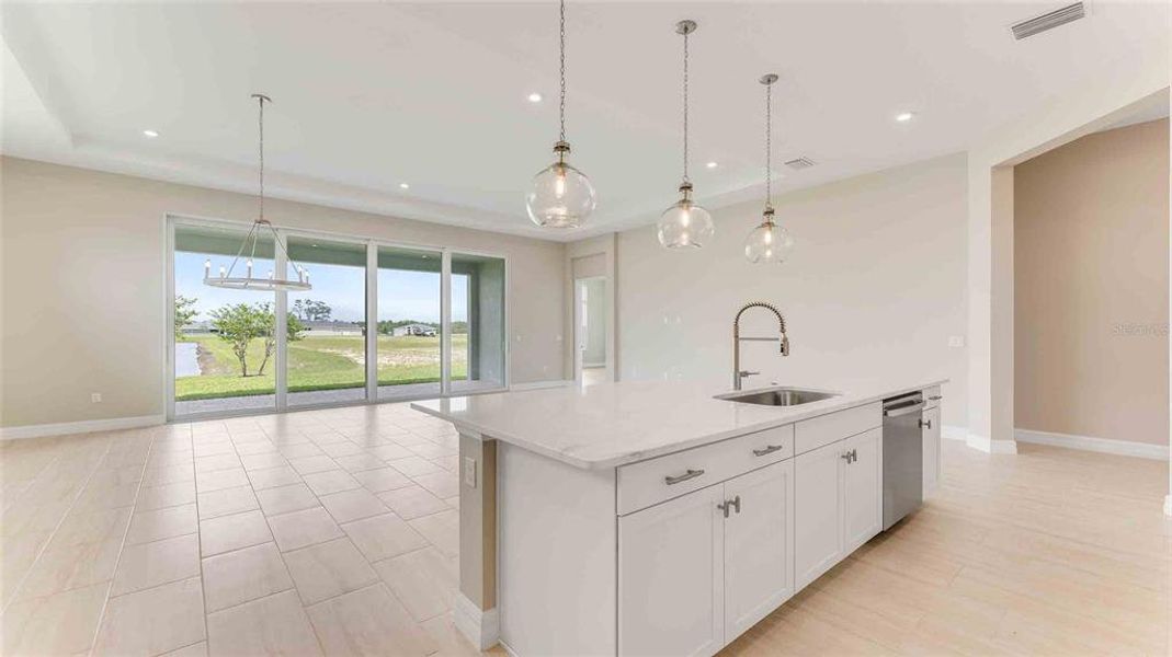 Furnished interior view inside a new home in The Reserve at Victoria, Deland (Image 9). Furnished interior view inside a new home in The Reserve at Victoria, Deland (Image 9).