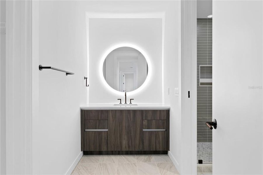 Furnished interior view inside a new home in , St. Petersburg (Image 10).