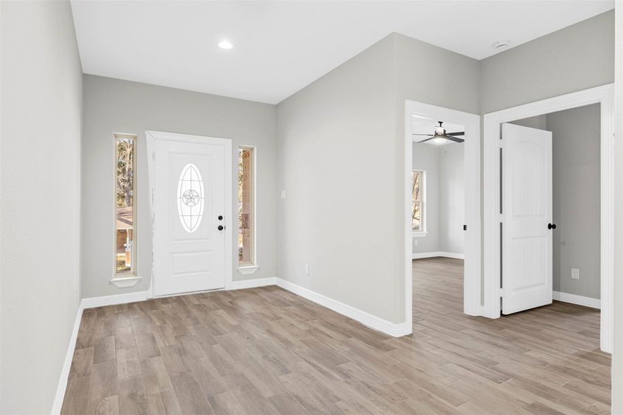 Sample of the interior front hall