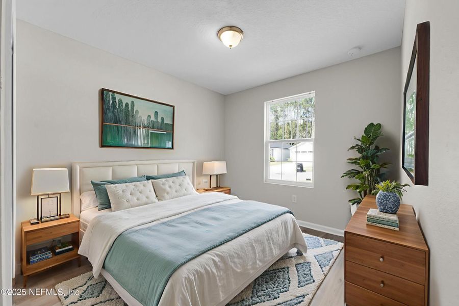 Furnished interior view inside a new home in , Jacksonville (Image 7). Furnished interior view inside a new home in , Jacksonville (Image 7).