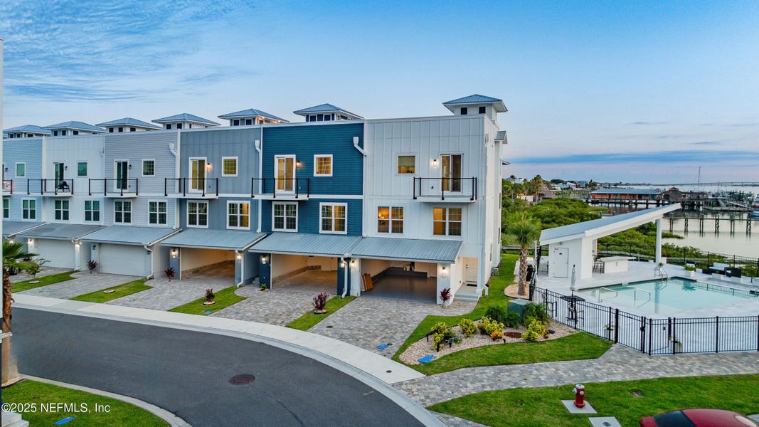 Front exterior of a new home in , St. Augustine, FL, highlighting curb appeal (Image 2).