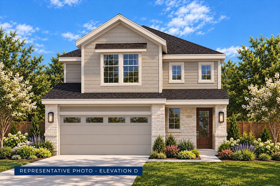Representative exterior photo of a completed home built from the Jackson F by First Texas Homes in Oaklawn, Van Alstyne, TX (Image 11).